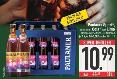 Paulaner - Spezi Cola oder Limone