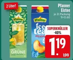 Pfanner Eistee Pfirsich
