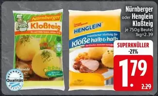 Nürnberger oder Henglein Klößteig