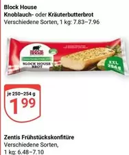 Knoblauch- oder Kräuterbutterbrot