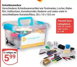 Schreibwarenbox