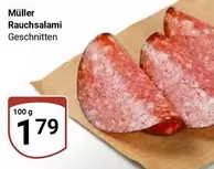 Rauchsalami Geschnitten