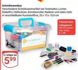 Schreibwarenbox