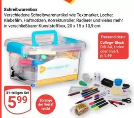 Schreibwarenbox