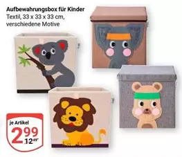 Kinder - Aufbewahrungsbox für