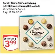Trüffel-Mischung oder Schwarze Herren Schokolade