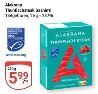 Thunfischsteak Sashimi