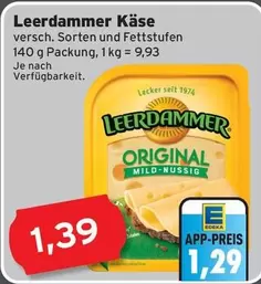 Leerdammer Käse Original Mild-Nussig