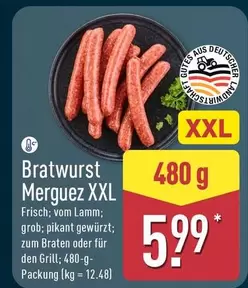 Bratwurst Merguez