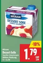 Dessert Sobe Vanille-Geschmack
