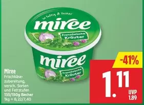 Frischkäsezubereitung Kräuter