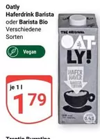 Oatly - Haferdrink Barista oder Barista Bio