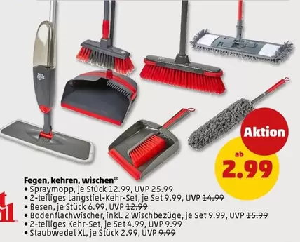 Fegen, kehren, wischen
