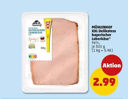 XXL Delikatess bayerischer Leberkäse