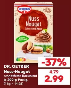 Nuss-Nougat schnittfeste Backzutat