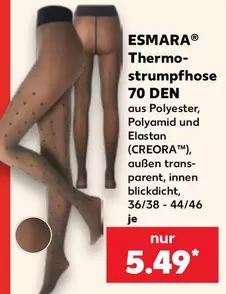 Thermo-strumpfhose 70 DEN