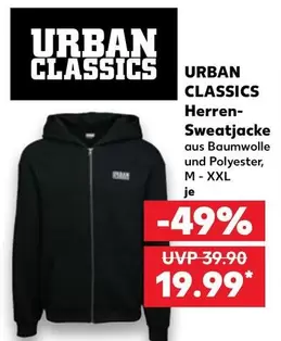 Herren-Sweatjacke aus Baumwolle und Polyester