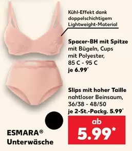 Spacer-BH mit Spitze mit Bügeln, Cups mit Polyester