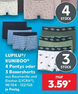 4 Pantys or 3 Boxer shorts
