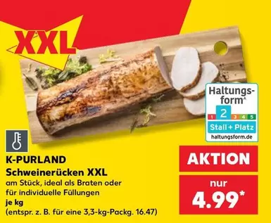 Ideal - Schweinerrücken XXL