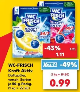 Kraft - WC FRISCH  Aktiv Duftspüler