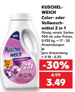 Color- oder Vollwaschmittel 2 in 1