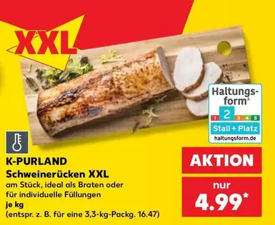 Ideal - Schweinerücken XXL