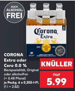 Corona - Extra oder Cero 0.0 %