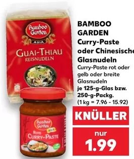 Curry-Paste oder Chinesische Glasnudeln