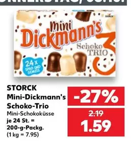 Mini Dickmann's Schoko-Trio