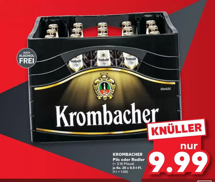 Krombacher - Pils oder Radler