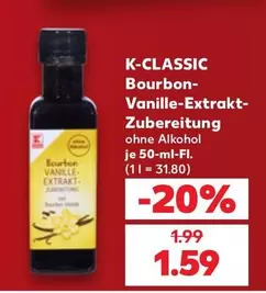 Bourbon-Vanille-Extrakt-Zubereitung ohne Alkohol