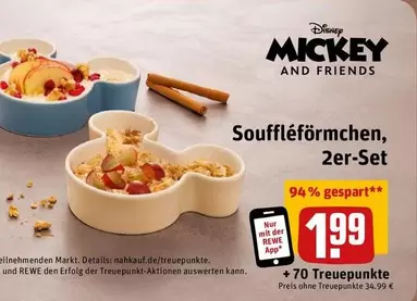 Disney - Soufflé-Förmchen, 2er-Set