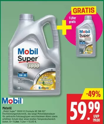 Mobil Super 3000 X1 Formula XE 5W-30