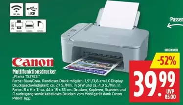Canon - Multifunktionsdrucker Pixma TS3752