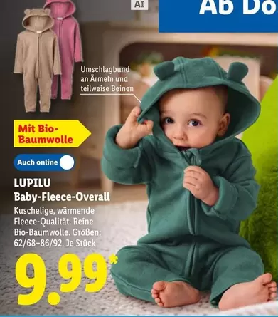 Bio - Baby-Fleece-Overall