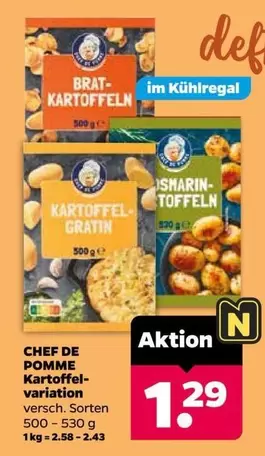 Chef - Kartoffel-Variation