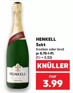 Sekt trocken oder brut