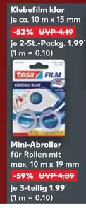 Klebefilm klar