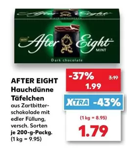 Hauchdünne Täfelchen aus Zartbitterschokolade mit edler Füllung