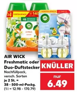 Air Wick - Freshmatic oder Duo-Duftstecker Nachfüllpack