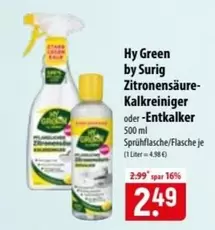 Zitronensäure-Kalkreiniger oder -Entkalker