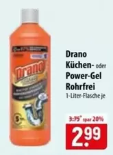 Küchen- oder Power-Gel Rohrfrei