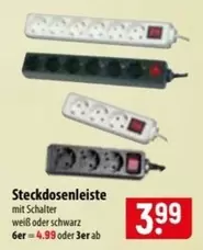 Steckdosenleiste mit Schalter