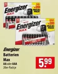 Energizer - Batterien Max