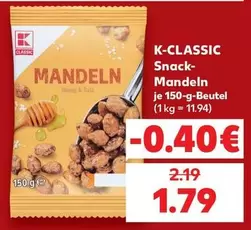 LG - Snack-Mandeln Honig & Salz