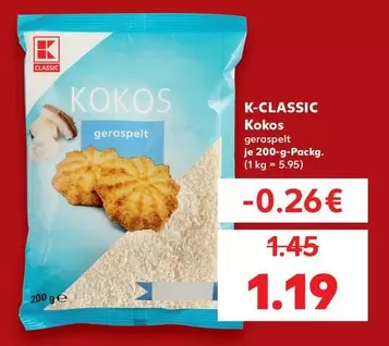 Kokos geraspelt