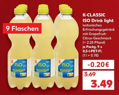 ISO Drink light