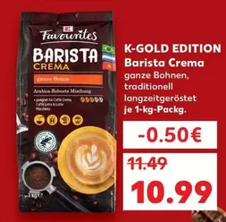 Barista -  Crema ganze Bohnen