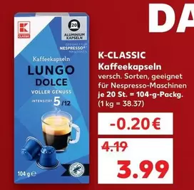 Nespresso - Kaffeekapseln Lungo Dolce